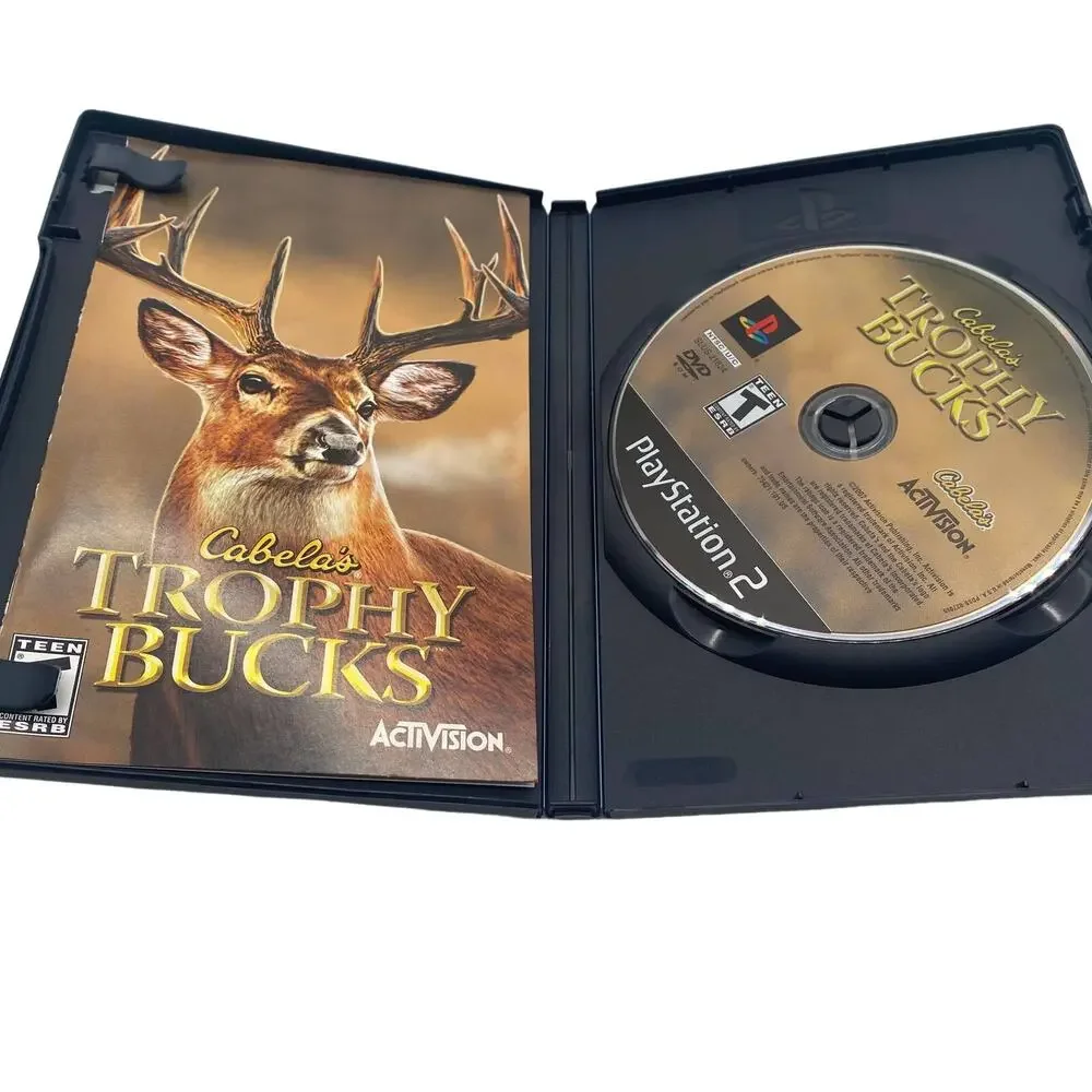 Cabela's Trophy Bucks Activision PlayStation 2 Complete and Tested